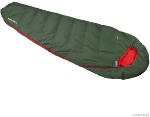 High Peak Pak 600 Sleeping Bag, oliwkowy Left Zipper 2022 Śpiwory syntetyczne 23246 - Śpiwory - miniaturka - grafika 2