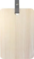 Deski do krojenia - NoName Deska do krojenia deska do krojenia 30 x 20 drewno/skóra brąz/szary twm_641086 - miniaturka - grafika 1