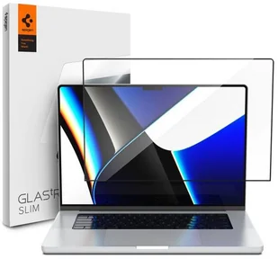 Spigen Szkło hartowane Glass FC do Apple Macbook Pro 16 Czarny - Akcesoria do tabletów i e-booków - miniaturka - grafika 2