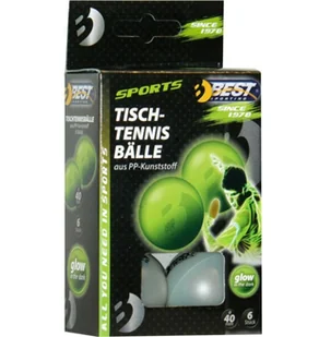 Pilki BEST SPORTING do tenisa stołowego świecące 6szt Best Sporting 231057 - Tenis stołowy - miniaturka - grafika 3