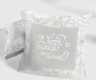 Kołdry i poduszki dla dzieci - Darymex PUPPO PODUSZKA PRZYTULANKA 40X 40 cm Home Sweet Home fo - miniaturka - grafika 1