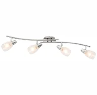 Lampy sufitowe - Globo Lighting lampy sufitowe listwy Chrom, 4-punktowe 54985-4 - miniaturka - grafika 1