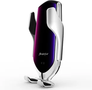 Braders Automatyczny uchwyt samochodowy na telefon srebrny - Uchwyty samochodowe do telefonów - miniaturka - grafika 4