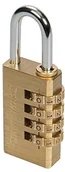 Kłódki - Silverline Silver Line 360848 cyfry-kłódka, mosiądz 4-miejscowa kombinacja cyfr 360848 - miniaturka - grafika 1