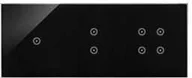 Wyłączniki światła i elektryczne - Simon Panel dotykowy Simon 54 Touch DSTR3134/73 S54 Touch 3 moduły 1 pole dotykowe + 2 pole dotykowe pionowe + 4 pola dotykowe zastygła lawa - miniaturka - grafika 1