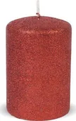 Świece - Art Pol Pol Pl Czerwony Świeca Glamur Walec Mały 125887 - miniaturka - grafika 1