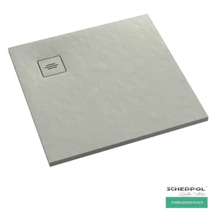 Schedpol Schedline Collection Schedline Protos Cement Stone brodzik kwadratowy cementowy 80x80 cm 3SP.P1K-8080/CT/ST-M1/CT/ST 3SP.P1K-8080/CT/ST-M1/CT/ST - Brodziki prysznicowe - miniaturka - grafika 2