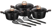 Zestawy garnków i patelni - Berlinger Haus Zestaw garnków Black Rose Collection BH/6154 10 elementów) - miniaturka - grafika 1