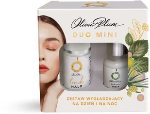 Olivia plum Olivia Plum DUO MINI Zestaw Rozświetlający - Tonik HALO & Serum GLOW 1C08-675D3 - Zestawy kosmetyków damskich - miniaturka - grafika 2