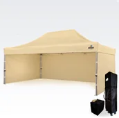 Pawilony ogrodowe - BRIMO Namiot reklamowy 4x6m - plus 3 ściany - Beżowy - miniaturka - grafika 1