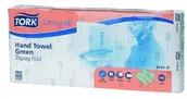 Ręczniki papierowe - Papyrus Ręcznik papierowy w składce Z-Z TORK Universal 1 warstwowy zielony 4000szt. HI.014.024/4 - miniaturka - grafika 1