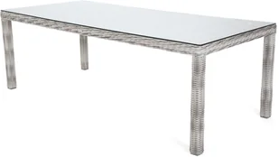 HOME & GARDEN Meble ogrodowe technorattanowe Bristol 230 cm Light Grey / Grey 8+1 766805 - Meble ogrodowe - miniaturka - grafika 3