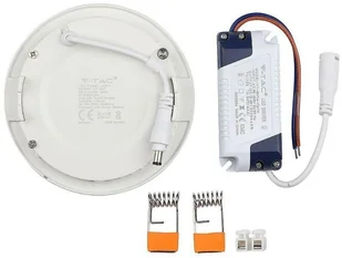 v-tac Panel LED V-TAC Premium Downlight 6W Okrągły fi120 VT-607 3000K 420lm - Lampy pozostałe - miniaturka - grafika 5