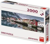 Puzzle - Dino puzzle panoramiczne Wioska rybacka 2000 elementów # z wartością produktów powyżej 89zł! - miniaturka - grafika 1