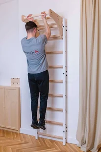 BenchK BenchK 310W Drabinka gimnastyczna z drewnianym drążkiem BenchK-37118-0 - Wyposażenie sportowe i gimnastyczne - miniaturka - grafika 4