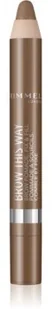 Rimmel BROW THIS WAY - BROW POMADE - Pomada do brwi w kredce - 003 RIMDWKR-WKR-02 - Pomada do włosów - miniaturka - grafika 4