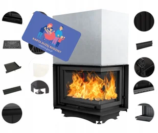 Wkład kominkowy Maja Gilotyna Prawy Bs 8 - Wkłady kominkowe - miniaturka - grafika 3