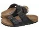 Klapki i japonki damskie - Birkenstock Klapki Arizona Soft Footbed Black 0551253 (BK61-a) para 36:2|37:2|38:2|39:2|40:2|41:2|42:1|35:1| - miniaturka - grafika 1