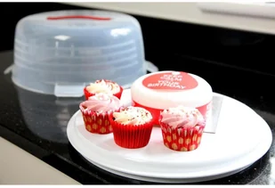 Curver Pojemnik na ciasto jasnoróżowy, 34,7x15,6 cm - Pojemniki kuchenne - miniaturka - grafika 4