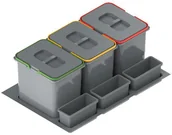 Kosze na śmieci - FENIKS PRAKTIKO 3X15 L REJS - miniaturka - grafika 1