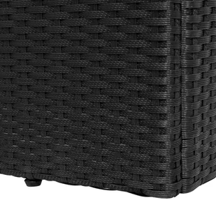 vidaXL Leżak ogrodowy z polirattanu, 192x62x95 cm, brązowo-kremowy - Leżaki ogrodowe - miniaturka - grafika 5