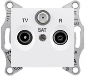 Gniazdka elektryczne - Schneider Electric Schneider Sedna biały gniazdo R-RTV-SAT końcowe) SDN3501321 - miniaturka - grafika 1