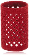 Pozostałe akcesoria fryzjerskie - Efalock metalowe Winder flokowane, 2er Pack (2 X 12 sztuk) 40 mm czerwony 12307 - miniaturka - grafika 1