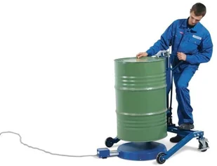 d 722 DENTA Dźwignik chwytak beczki stalowe 200 l z wytł kraw. podwozie szer. podnoszenie 0-300mm 72278432 78432-uniw - Wózki magazynowe - miniaturka - grafika 2