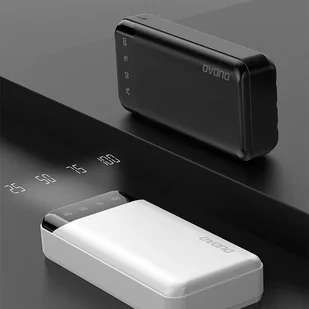 Dudao pojemny powerbank z 3 wbudowanymi kablami 20000mAh USB Typ C + micro USB + Lightning czarny K6Pro+) hurtel-82316-0 - Powerbanki - miniaturka - grafika 7