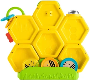 FISHER PRICE Kolorowa Pracowita Pszczółka GJW27 - Zabawki sensoryczne - miniaturka - grafika 2