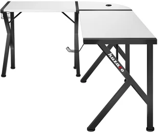 HUZARO Ultra nowoczesne narożne biurko gamingowe Hero 6.3 białe Hero 6.3 white - Biurka gamingowe - miniaturka - grafika 15