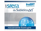 Programy finansowe i kadrowe - InsERT SFERA DLA SUBIEKTA GT-rozszerze o 1 st ESD SGT/ROZSZ. - miniaturka - grafika 1