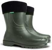 Kalosze męskie - Demar Uniwersalne kalosze zielone z ocieplaczem Laura B1 0230B1 - miniaturka - grafika 1
