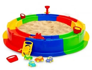Wader Piaskownica Z Torem Wodnym 3W1+AKCESORIA XXL - Zabawki do kąpieli - miniaturka - grafika 12