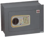 Sejfy i kasy pancerne - Opus Domus DL/4 Wall z zamkiem elektronicznym, ciemny szary - miniaturka - grafika 1