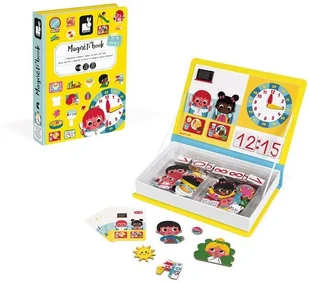 Janod Magnetyczna układanka Uczę się zegarka - Układanki dla dzieci - miniaturka - grafika 38