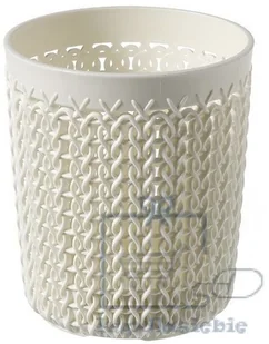 Curver Koszyk okrągły, Knit kremowy, S - Pojemniki na zabawki - miniaturka - grafika 4