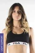 Bielizna sportowa damska - Fila Biustonosz sportowy Underwear Black - miniaturka - grafika 1