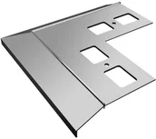 Listwy i profile - Renoplast Narożnik zewnętrzny 100/90 szary - miniaturka - grafika 1