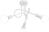 Lampy sufitowe - Helam Lampa sufitowa OXFORD 3xE27/60W/230V biały - miniaturka - grafika 1