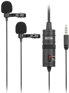 Boya Podwójny mikrofon krawatowy BY-M1DM BYM1DM - Kamery cyfrowe - akcesoria - miniaturka - grafika 6