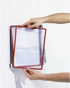 Durable Zestaw ścienny Durable Vario Wall A4 10 paneli mix kolorów 5567-00 - Akcesoria do projektorów - miniaturka - grafika 3