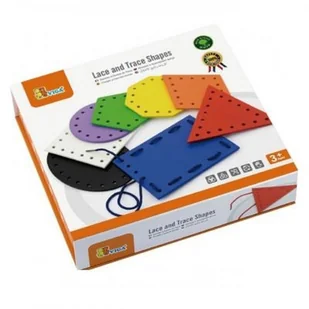 VIGA Kształty do Nawlekania - Zabawki interaktywne dla dzieci - miniaturka - grafika 3