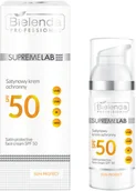 Balsamy i kremy do opalania - Bielenda Professional SUPREMELAB Professional SupremeLab Sun Protect Satynowy krem ochronny SPF50 50ml - miniaturka - grafika 1
