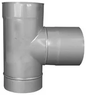 Kominy i akcesoria - Spiroflex Trójnik NIERDZEWNY 130MM - miniaturka - grafika 1