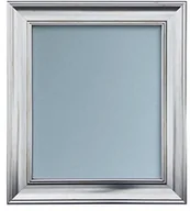 Ramki na zdjęcia - NA FRAMES BY POST FRAMES BY POST Scandi postarzana jasnoszara ramka zdjęcia z jasnoniebiesko-szarą podkładką 20 x 15 cm VB00PWF3SRK - miniaturka - grafika 1