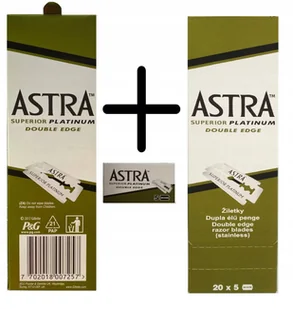 ASTRA żyletki Superior Platinum Double Edge 100szt - Maszynki do golenia i wkłady - miniaturka - grafika 7