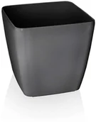 Donice - Flower Lover Osłonka na doniczkę Quadrato Easy antracyt, 22 cm - miniaturka - grafika 1