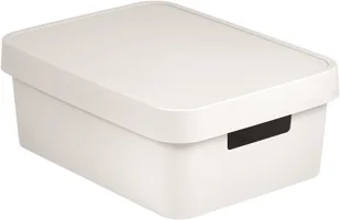 Curver Pojemnik z przykrywką Infinity, biały, 11 l - Pojemniki na zabawki - miniaturka - grafika 3