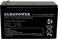 Baterie do zasilaczy awaryjnych UPS - Europower Europower Akumulator EV 12V 9Ah EV 12-9 - miniaturka - grafika 1